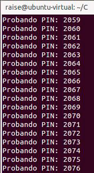 Probando PINs Viber
