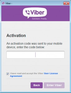 Viber PIN Activation PC